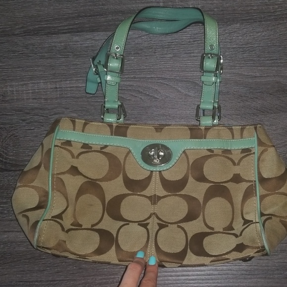 Coach Handbags - Coach Large C Print Purse